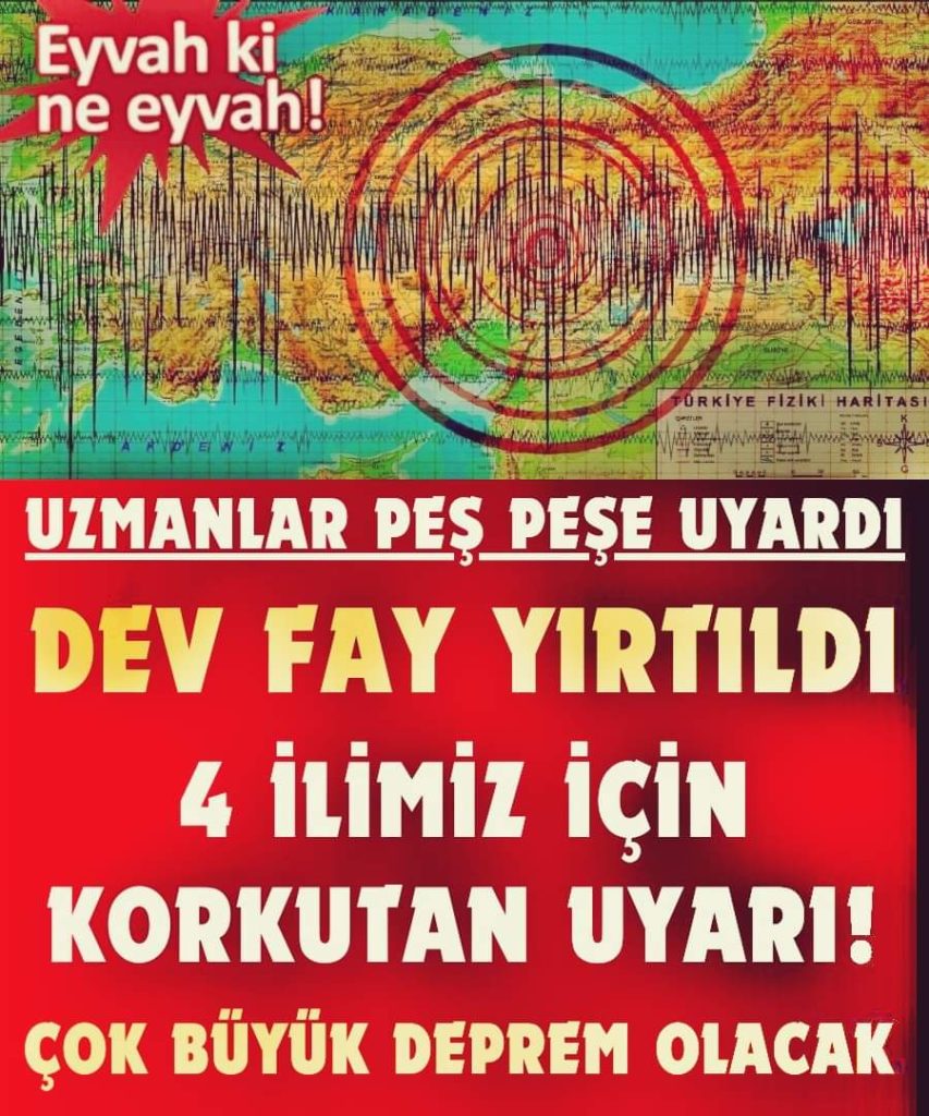 Uzmanlar peş peşe uyardı.
