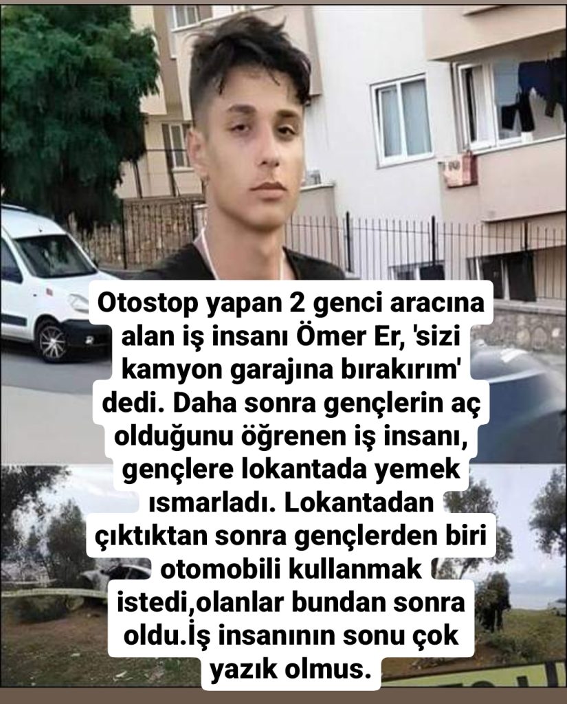 Otostop yapan 2 genci aracına alan iş insanı