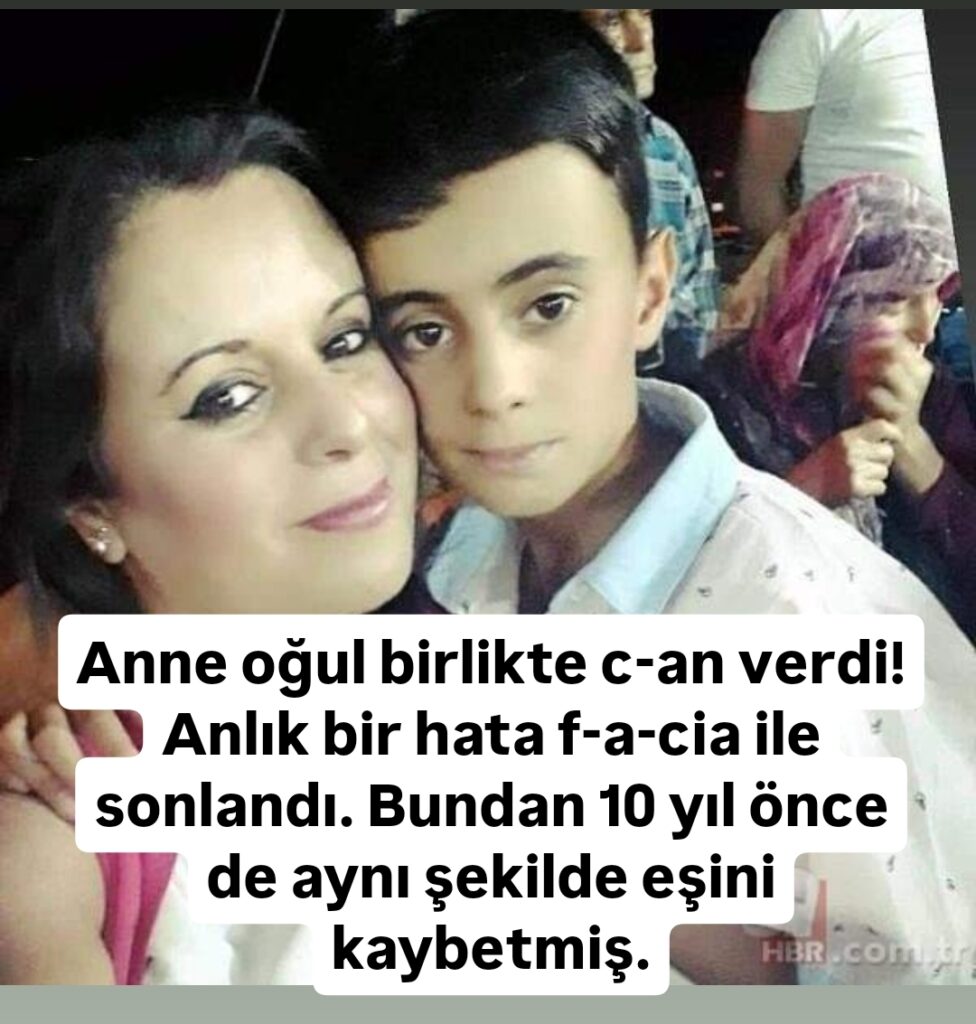 Anne oğul birlikte c-an verdi!