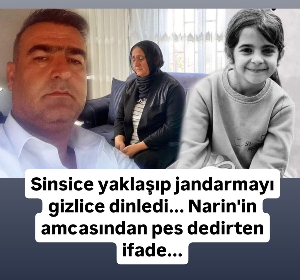 Sinsice yaklaşıp jandarmayı gizlice dinledi.