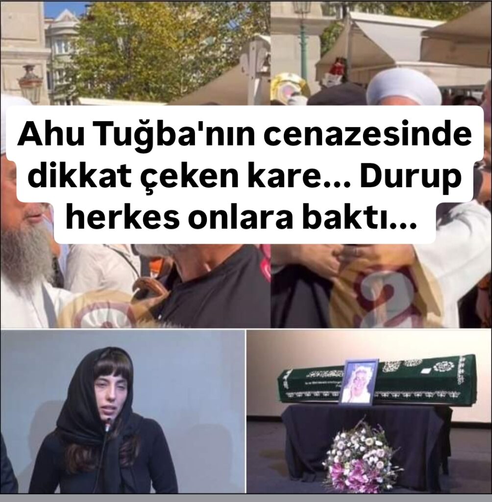 Ahu Tuğba’nın cenazesinde dikkat çeken kare..