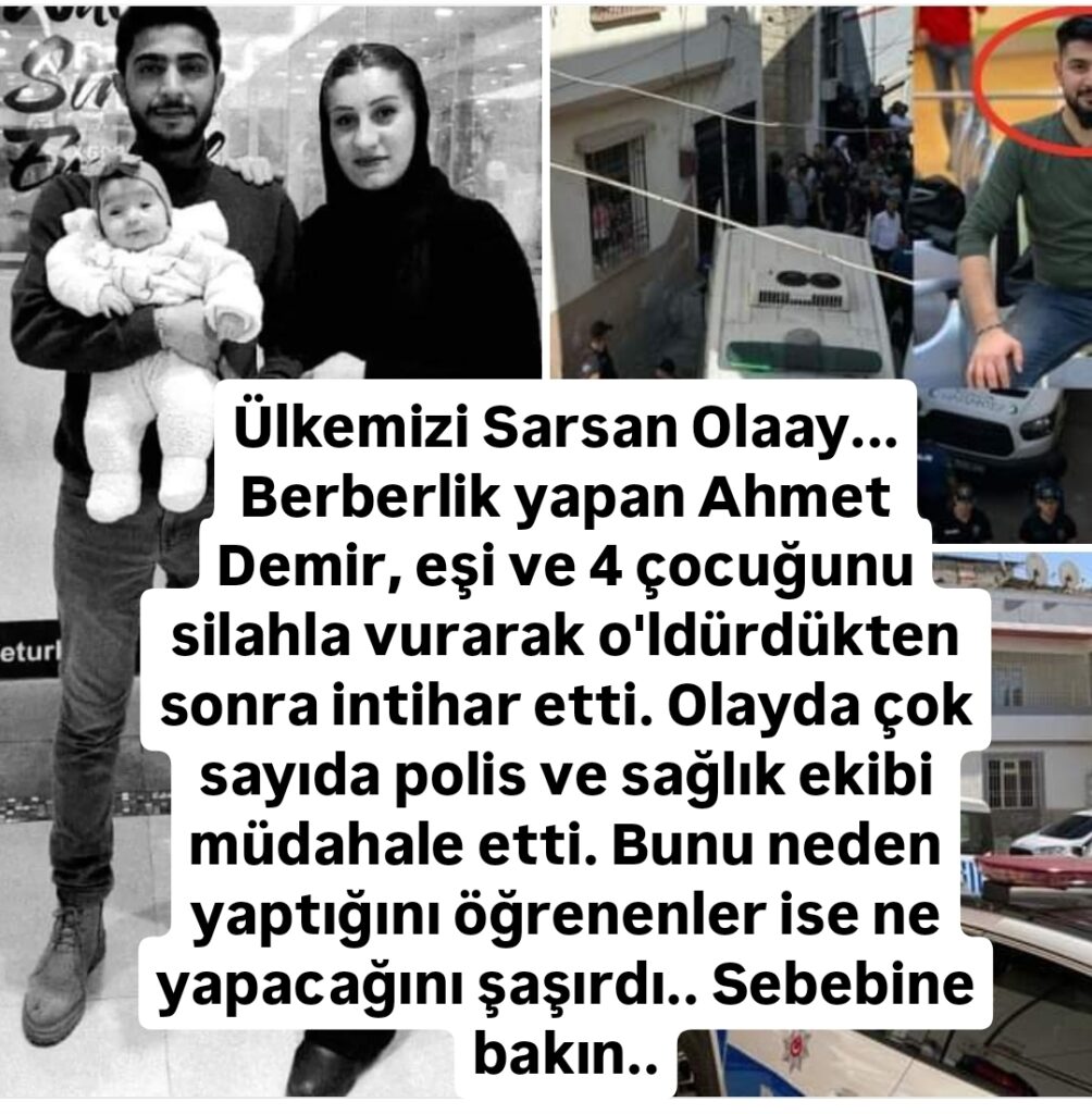 Eşi ve 4 Çocuğu Vefat Etti