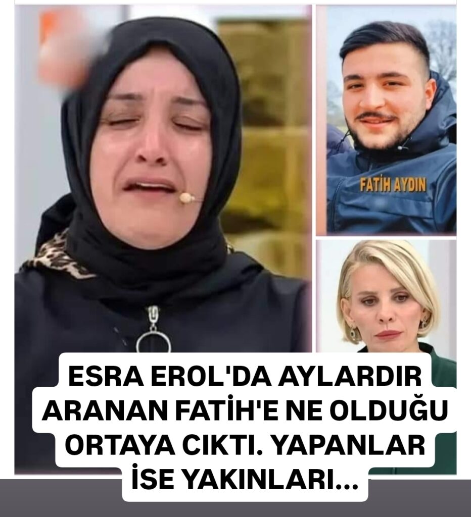 Esra Erol programında Fatih Aydın başına ne geldi?