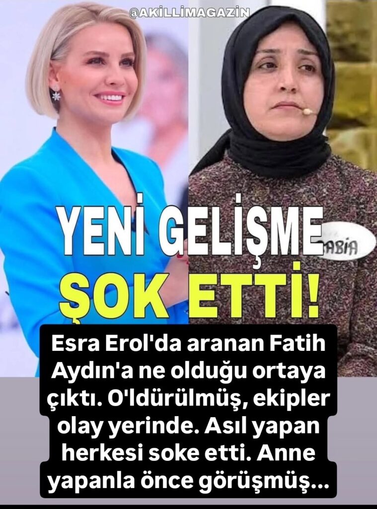 Fatih Aydın nerede, öldü mü? Esra Erol Fatih Aydın olayında son dakika gelişmeleri