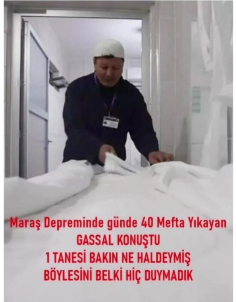 Depremde Günde 40 Cenaze Yıkayan Gassalın Anlattıkları
