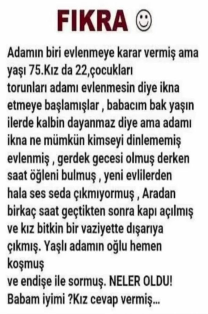 Gece olmuş derken saat öğleni bulmuş